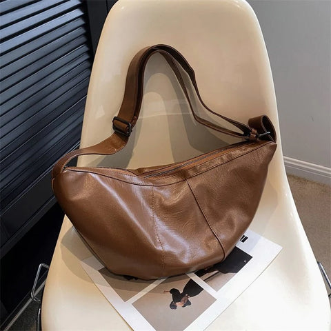 PU Leather Dumpling Bag