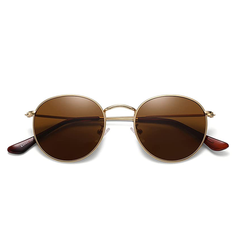 Unisex Round Polarized Sunglasses