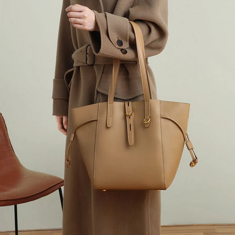 Retro Genuine Leather Shoulder Bag