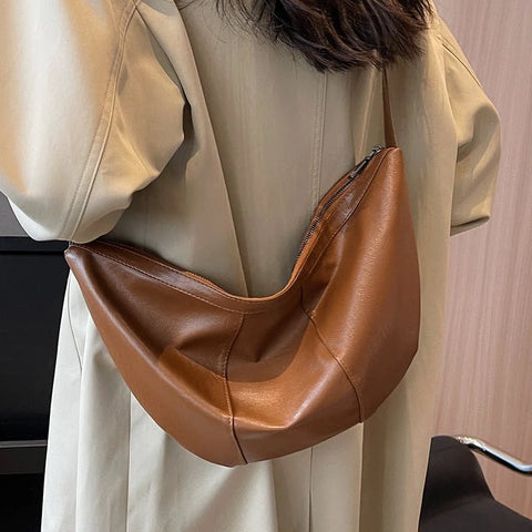 PU Leather Dumpling Bag