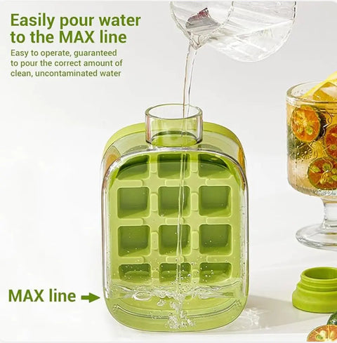 2-in-1 Ice Cube Tray Bottle
