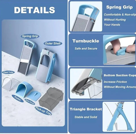 Multi-Function Vegetable Cutter with Storage Box